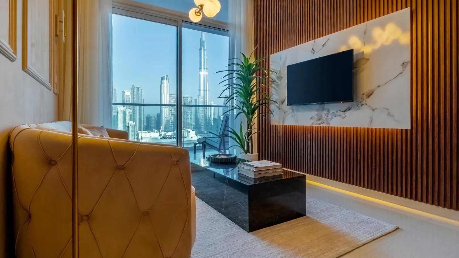 דובאי Luxury Top Floor Apt With Full Burj Khalifa View
