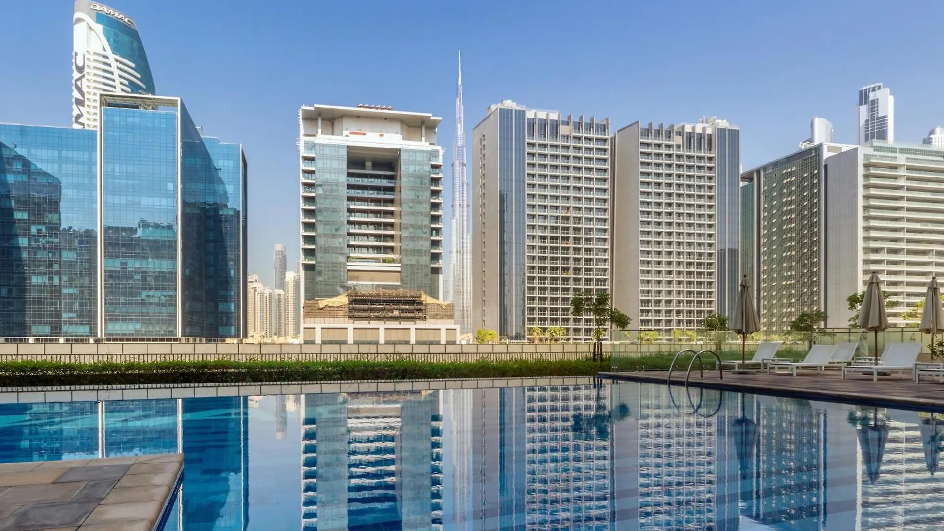 דובאי Luxury Top Floor Apt With Full Burj Khalifa View