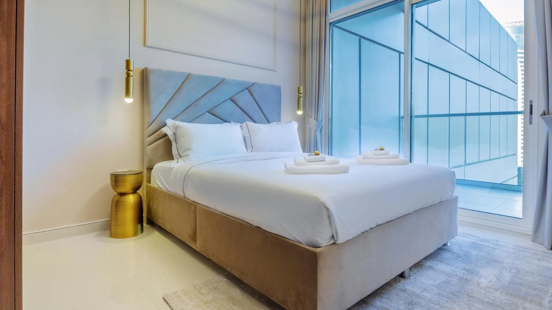 דובאי Luxury Top Floor Apt With Full Burj Khalifa View