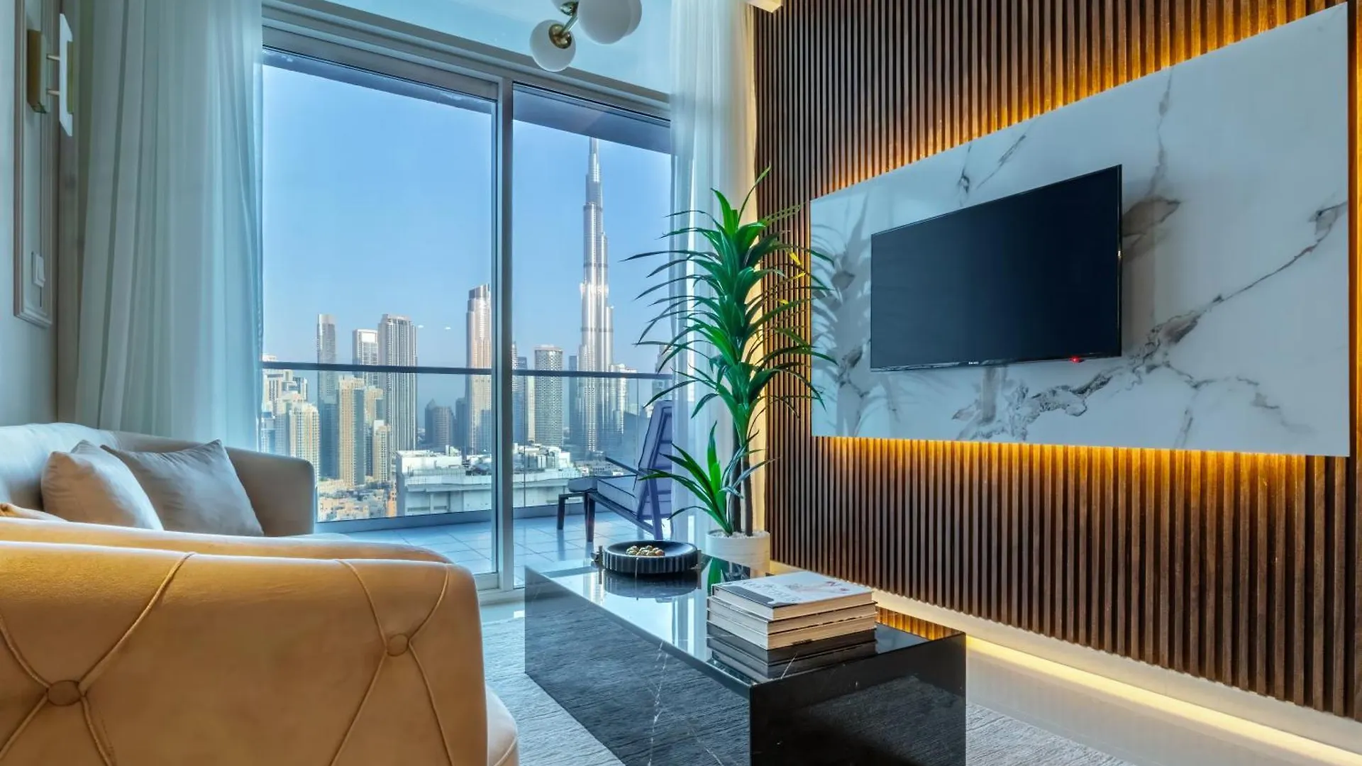 דובאי Luxury Top Floor Apt With Full Burj Khalifa View 0*,